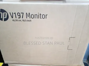 Hp Monitor 18.5 Inches With VGA AND HDMI