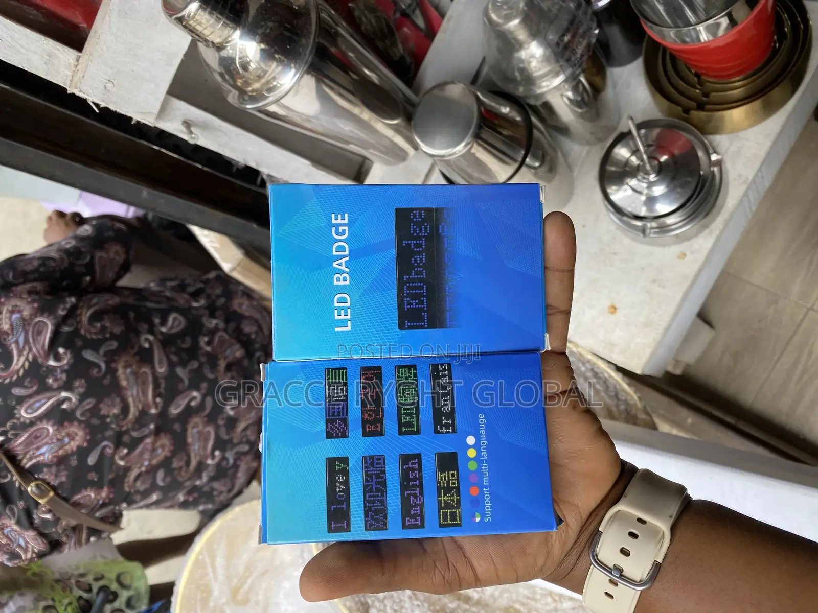 Led Waiter Badge