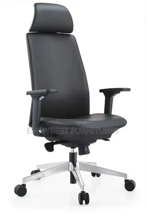 Executive Office Chair, Reclining and Pure Leather.