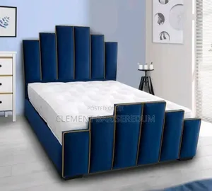 High Quality Padded 4 by 6 Bed-Flame