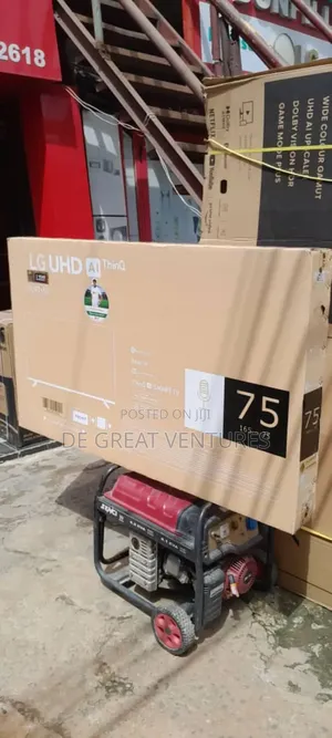 Brand New LG 75" Android Smart Tv✓Bluethoot✓Flameless✓Uhd