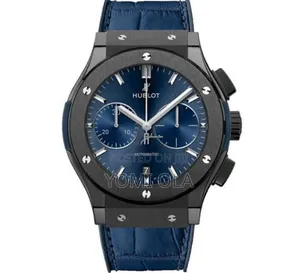 Hublot Chronograph Blue Dial Wristwatch