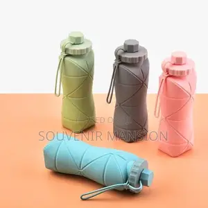 600ml Foldable Silicon Water Bottle