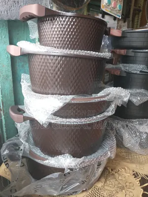 High Quality 5 PCS Granite Pot With Fry Pan