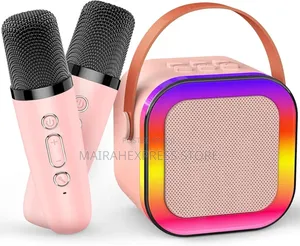 Karaoke Portable Bluetooth Speaker With 2 Wireless 