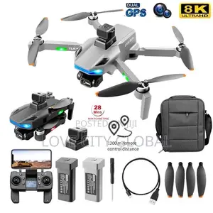 YLRC S135 Pro GPS Professional Drone 5G Camera, 2 Battery