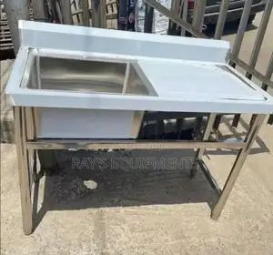 Industrial Single Sink With Side