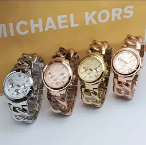 Michael Kors Chronograph Twisted Chain Ladies Watch