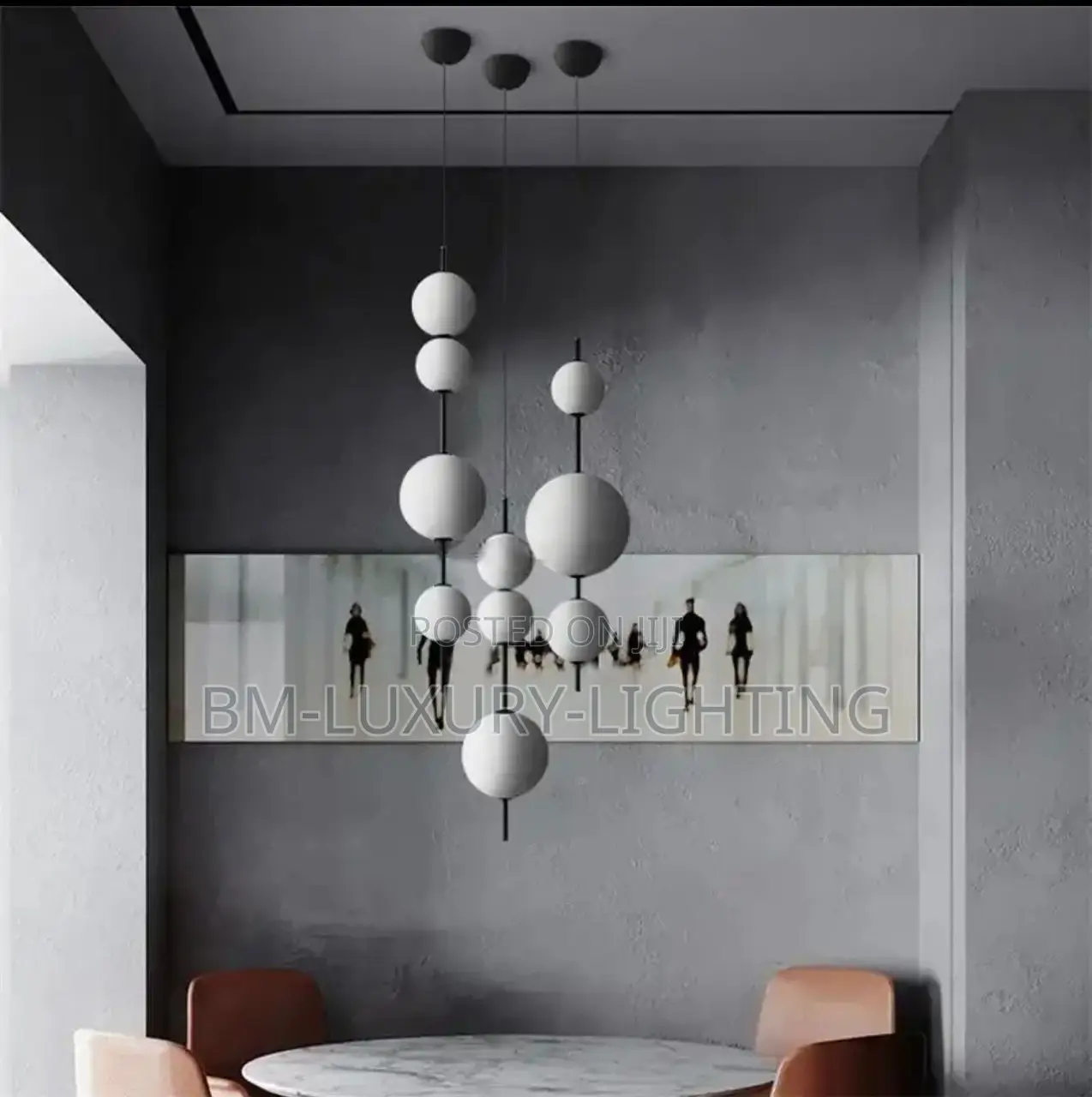 Nordic Glass Ball String Pendant for Kitchen And
