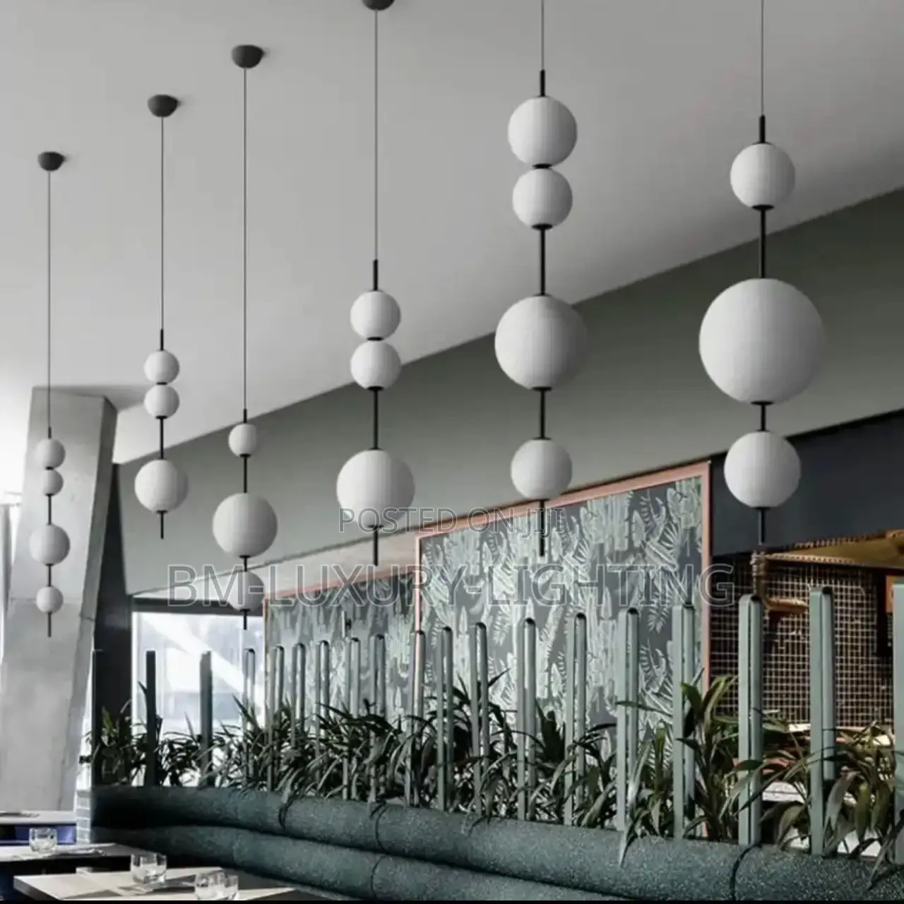 Nordic Glass Ball String Pendant for Kitchen And