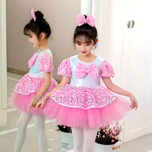 Sequins Ballet Costumes Dress for Girls