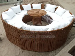 Round Relaxing Chairs and Table
