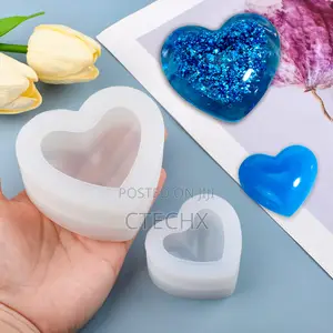 3D Heart Shaped Silicone Mould
