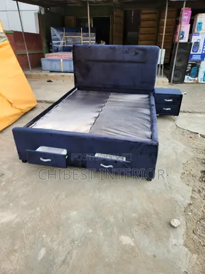 Padded Upholstery 5by7 Bed Stand