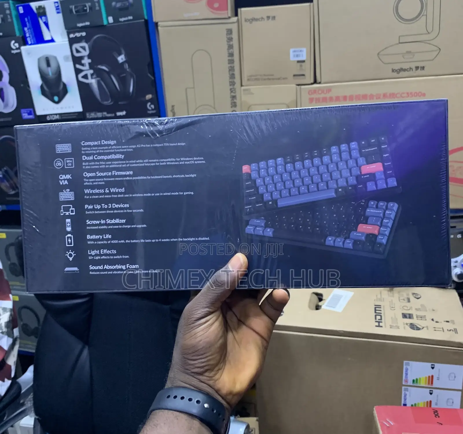 Keychron Pro Compact Wireless Mechanical Keyboard