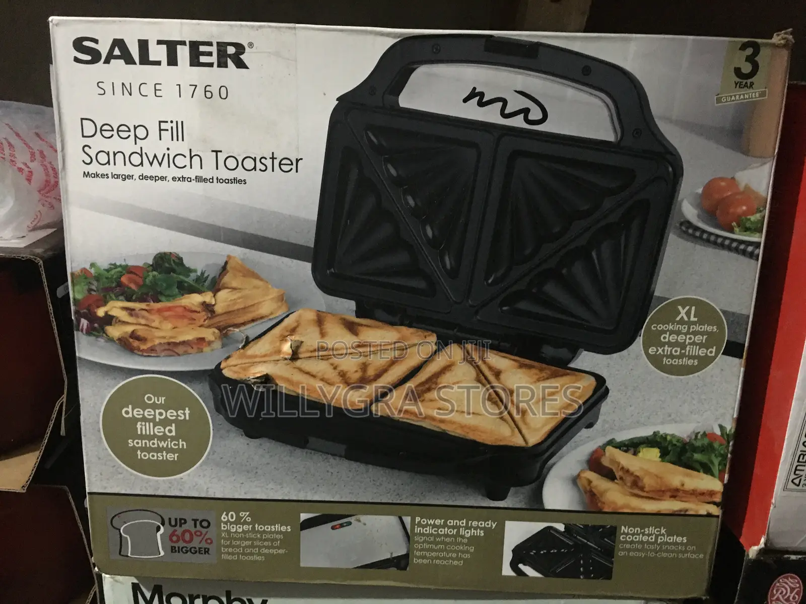 Salter Deep Fill Sandwich Toaster