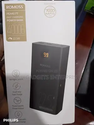 Pea40 Pf Romoss 40000mah 22.5w