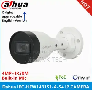 Dahua 4mp Ip Camera (DH-IPC-HFW1431S1P - S4)