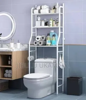 Multipurpose Over Toilet Shelf
