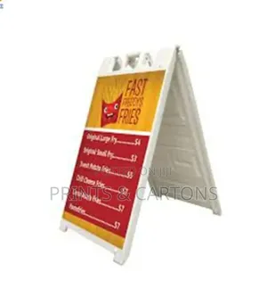 Double Sided a-Frame Information Display Stand