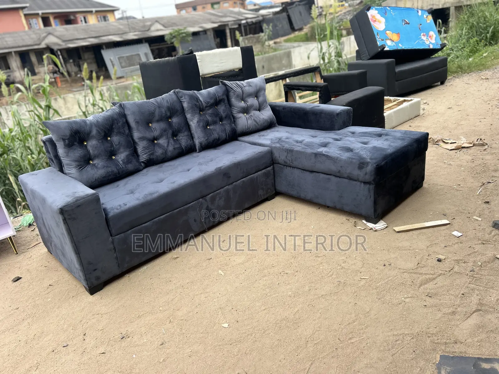 A Standard Grey Sofa