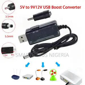 DC 5v to 9v/12v Converter -Use Powerbank to Power in Router