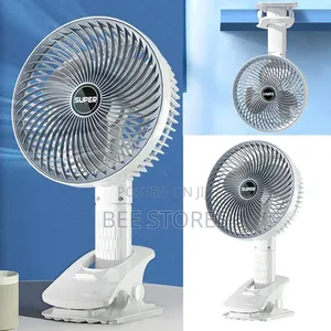 Multifunctional Desktop Clip Rechargeable Fan