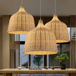 Bamboo Lamp Shade Pendant Lights