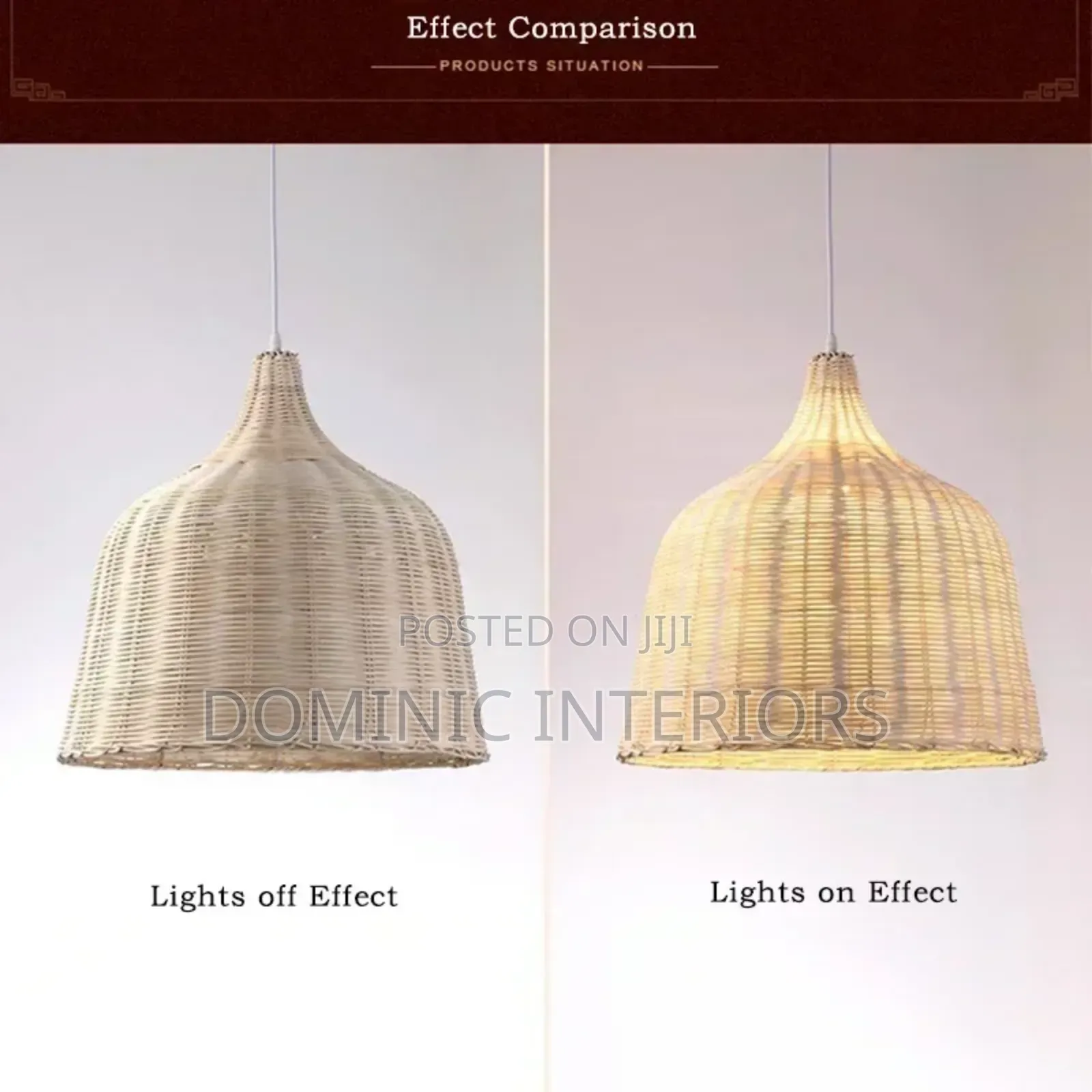 Bamboo Lamp Shade Pendant Lights