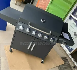 6 Burner Gas Bbq Grill With Size Stove