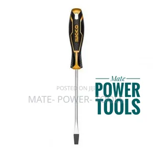 Ingco Slotted Screwdriver Sl5.5x100mm Cr-V