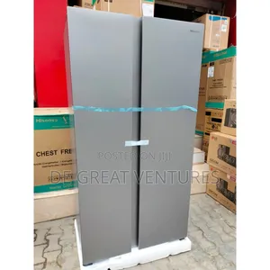 Brand New Hisense Side-Side 514L Refrigerator>>Silver Colour