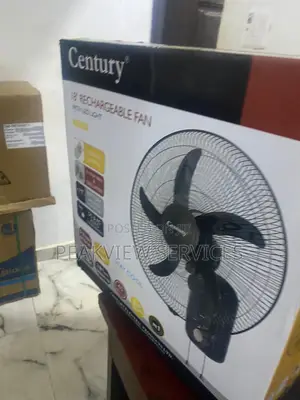 Energy Max 18" Century Rechargeable Fan With Led Light