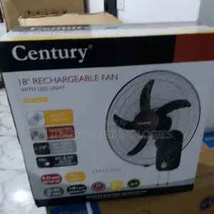 Wall Whirlwind Century 18 Inches Rechargeable Wall Fan