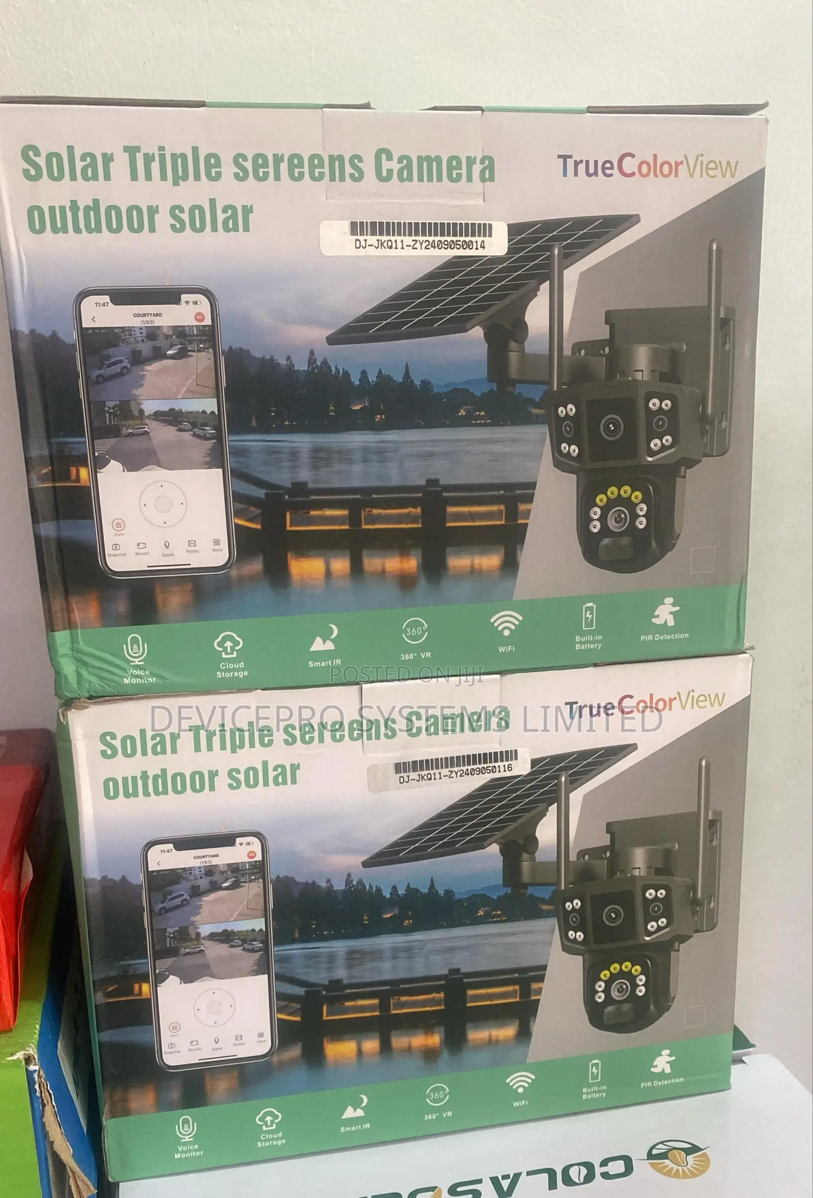 Solar Triple 4G Double Camera