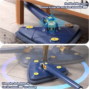 360 Rotatable Adjustable Wall Floor Cleaning Mop