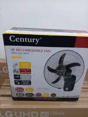 Century Airflow Master 18'' Rechargeable Fan