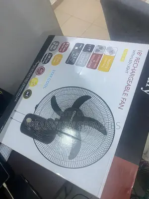 Remote Control 18'' Century Rechargeable Fan With Led Light