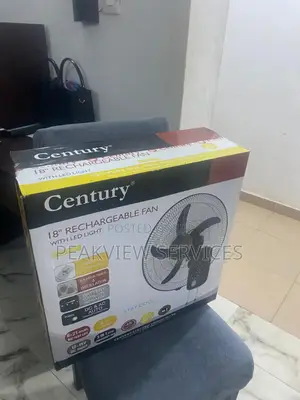 Energy Efficient 18''century Rechargeable Fan With LED Light