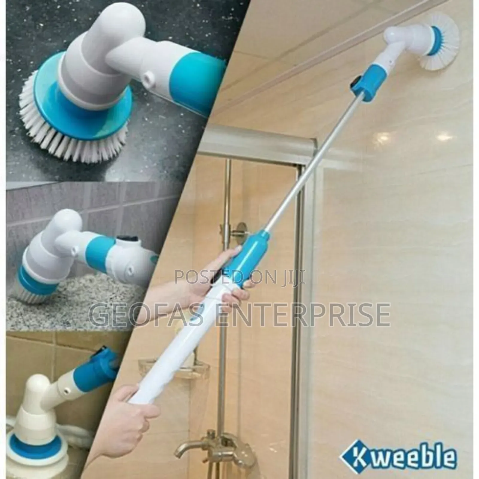 Hurricane First Grade Rechargeable Spin Scrubber