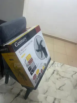 Strong Capacity 18''century Rechargeable Fan With LED Light