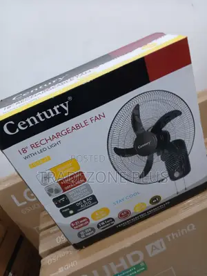 Century Quiet Operation 18'' Rechargeable Fan
