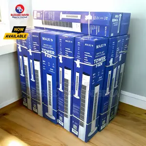 Maxi Tower Fan 40inches 45watts Oscillating White Fan10-22jr