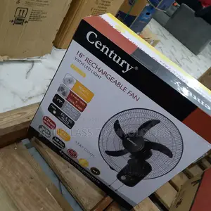 Serenity Swirl Century 18 Inches Rechargeable Wall Fan