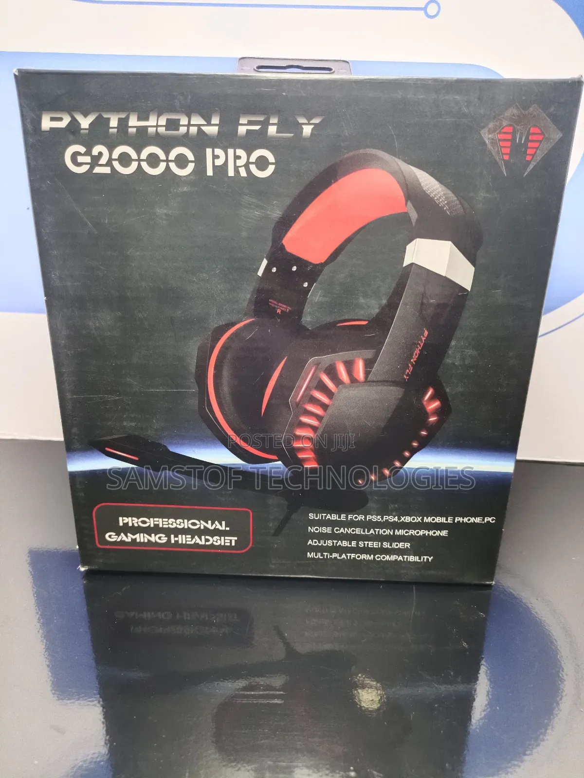 Python Fly G2000 Pro Gaming Headset for Ps5, Ps4, Xbox