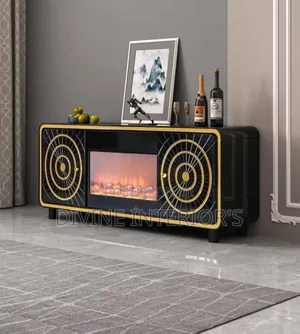 Tv Stand With Fire Place Display