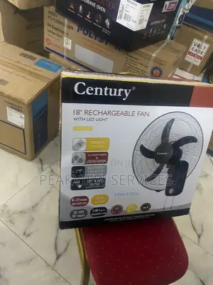 Advanced 18''century Rechargeable Fan With LED Light FRCB-45
