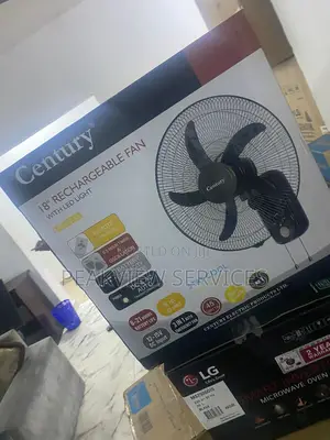 Century 18'' Inch Rechargeable Fan With LED Light