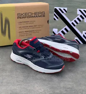 Skechers Go Run Consistent Navy/Red Sneakers