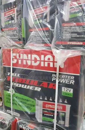 230ah 12v Syndian Tall Tubular Battery Available